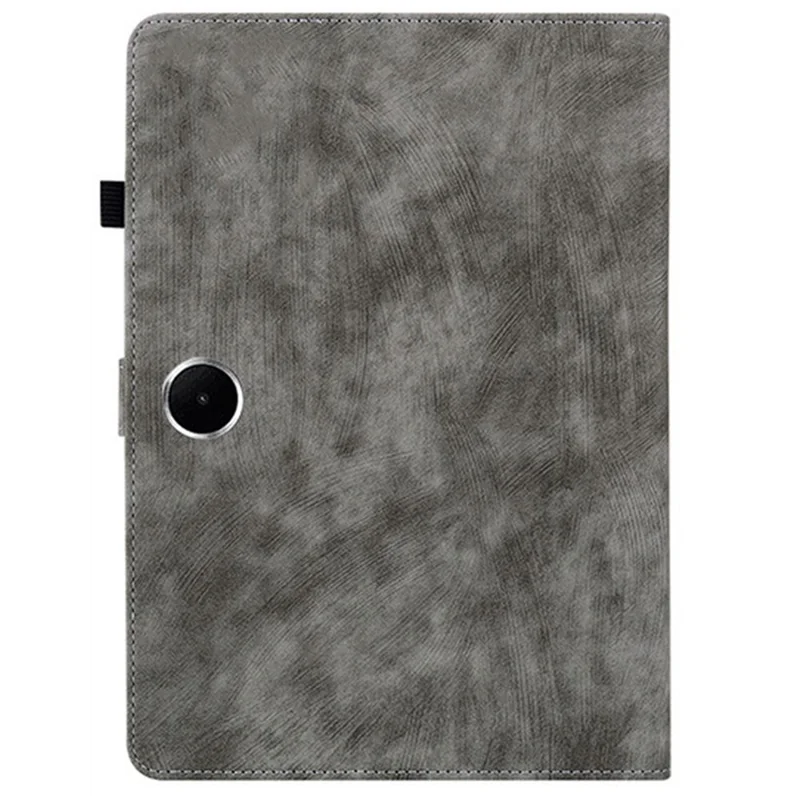 Per OnePlus Pad Lite / Oppo Pad SE Case Tigre Impronta Anti-Graffio Custodia in Pelle PU - Grigio