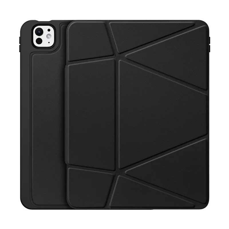 DUX DUCIS Vers Series For iPad Pro 11 (2025) / 11 (2024) Tablet Case Multi-function Folding Stand Leather Cover - Black
