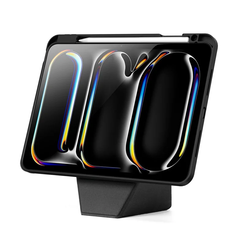 DUX DUCIS Vers Series For iPad Pro 11 (2025) / 11 (2024) Tablet Case Multi-function Folding Stand Leather Cover - Black