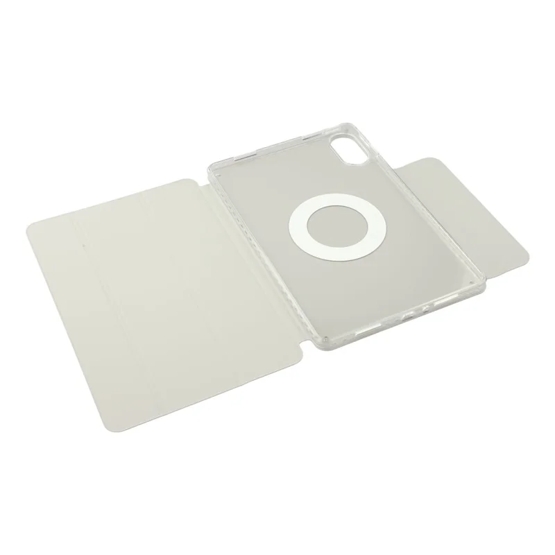 Xiaomi Redmi Pad 2 Hülle Faltbarer Ständer Magnetisches Leder Tablet Cover - Grau