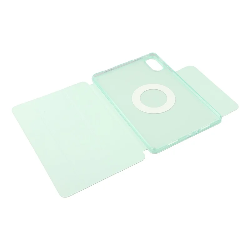 For Xiaomi Redmi Pad 2 Case Folding Stand Magnetic Leather Tablet Cover - Light Green