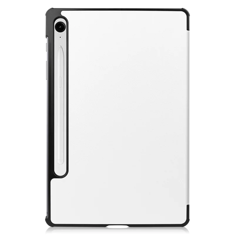 For Samsung Galaxy Tab S10 Lite Case Anti-Drop Leather Stand Tablet Cover - White
