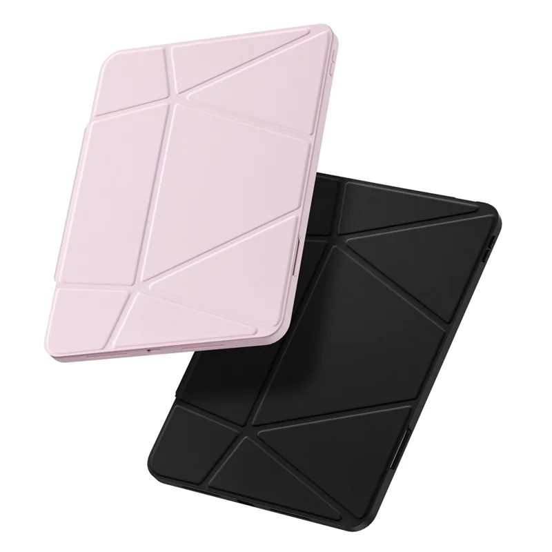 Étui pour tablette DUX DUCIS Vers Series pour iPad Air 11 (2025) / (2024) / iPad Air (2022) / (2020) / iPad Pro 11 (2022) / (2021) / (2020) - Couverture en cuir avec support - Noir
