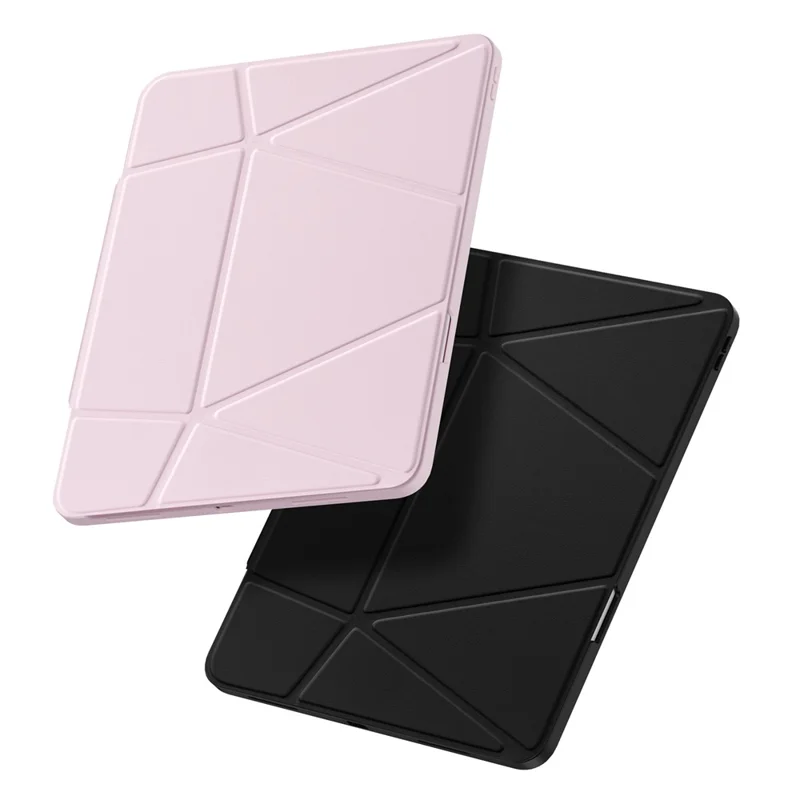 DUX DUCIS Vers Series Tablet Case for iPad Air 13 (2025) / (2024) / iPad Pro 12.9 (2022) / (2021) / (2020) / (2018) Stand Leather Cover - Black