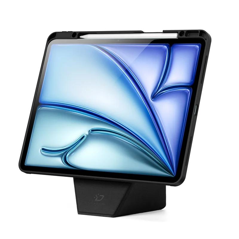 DUX DUCIS Vers Series Tablet Case for iPad Air 13 (2025) / (2024) / iPad Pro 12.9 (2022) / (2021) / (2020) / (2018) Stand Leather Cover - Black