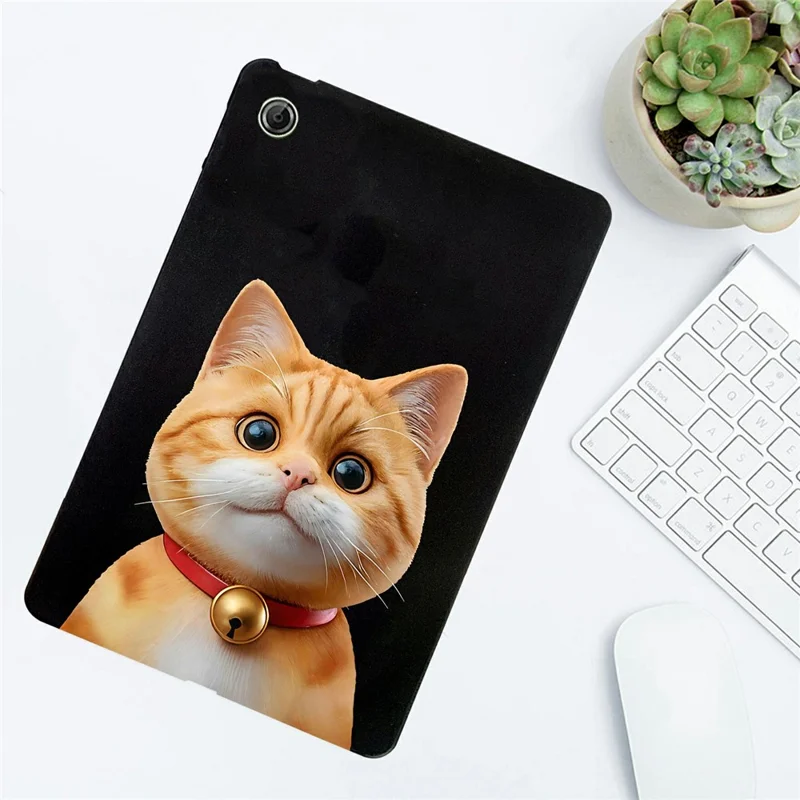 Folia na tablet Lenovo Tab K9 z nadrukiem, cienka obudowa z TPU - Krótkowłosy kot