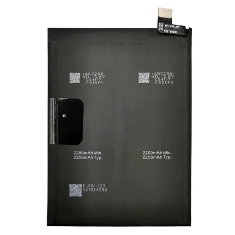 For OnePlus Nord 2 5G 7.74V 4400mAh Li-Polymer Battery Assembly Part (Without Logo) (Encode: BLP861)