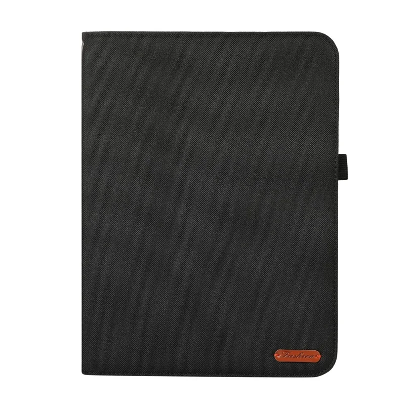 For OnePlus Pad Case with Stand Card Holder Cloth Texture Leather Tablet Cover - Black
