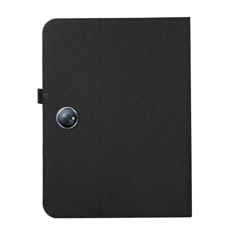 For OnePlus Pad Case with Stand Card Holder Cloth Texture Leather Tablet Cover - Black