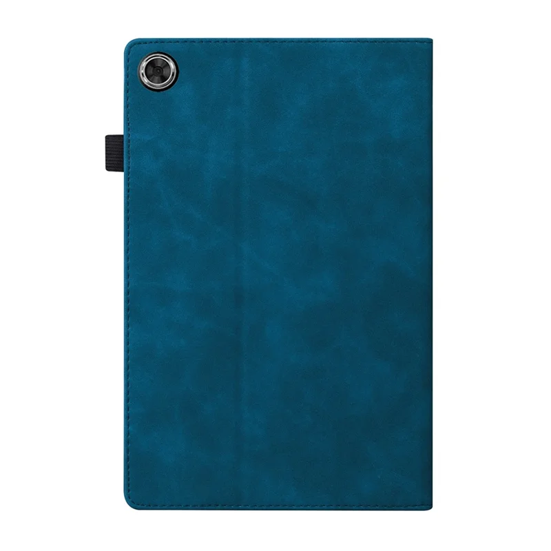For Samsung Galaxy Tab A11 X133 X130 / Tab A9 Case PU Leather Protective Folio Tablet Cover with Card Holder - Blue