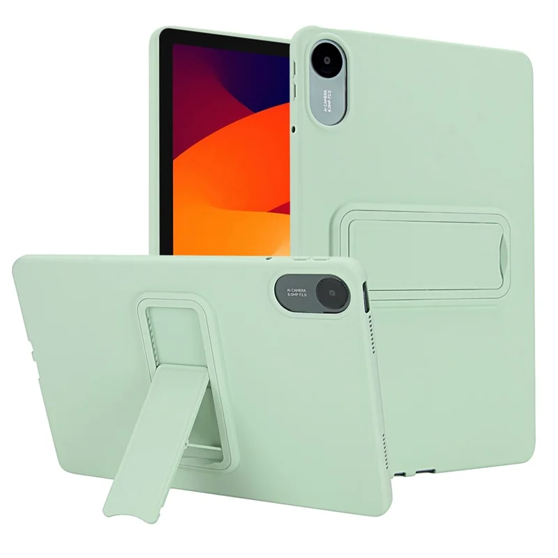For Xiaomi Redmi Pad 2 Case TPU + PC Skin-Friendly Kickstand Tablet Cover - Mint Green