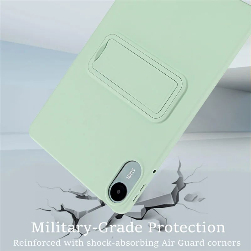 For Xiaomi Redmi Pad 2 Case TPU + PC Skin-Friendly Kickstand Tablet Cover - Mint Green