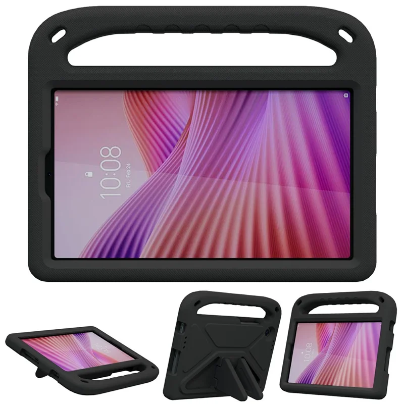 For Lenovo Tab K9  /  One Case Hand Grip Kickstand Tablet EVA Cover - Black