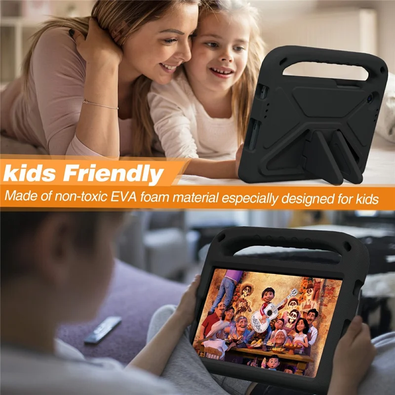 For Lenovo Tab K9  /  One Case Hand Grip Kickstand Tablet EVA Cover - Black