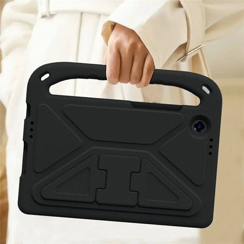 For Lenovo Tab K9  /  One Case Hand Grip Kickstand Tablet EVA Cover - Black