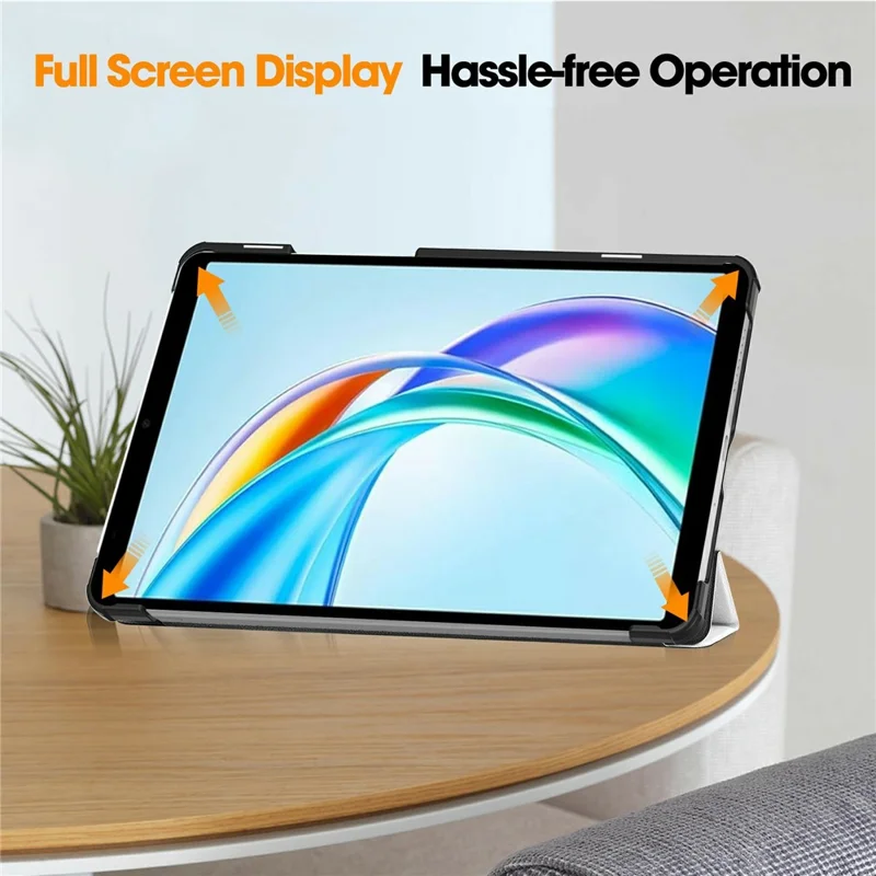 For Honor Pad X7 Case Pattern Print Leather Stand Tablet Cover - Cat