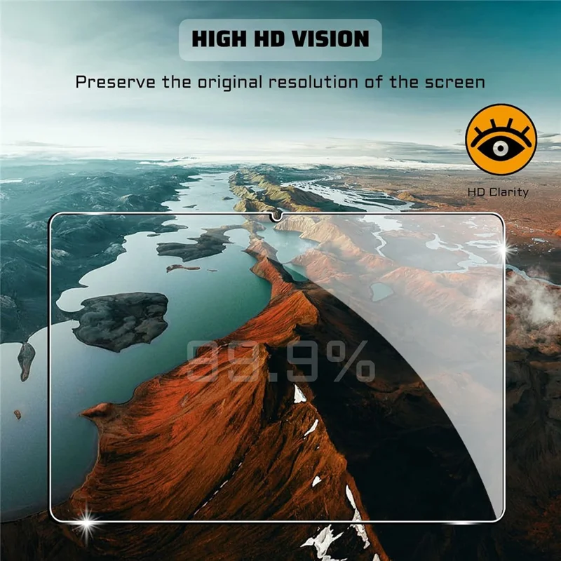 For Xiaomi Redmi Pad 2 Case TPU Drop-Resistant Clear Tablet Cover + Tempered Glass Screen Film