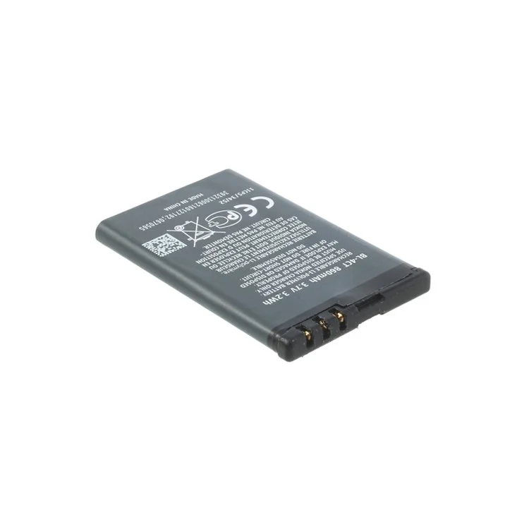 para nokia x3 / 7230 / 5310 / 5630 / 2720f / 6600f / 6700s / 7210s / 7310s 3,7v 860mah recarregar peças de conjunto da bateria de polímero de li-íon li (codificar: bl-4ct) (sem logotipo)