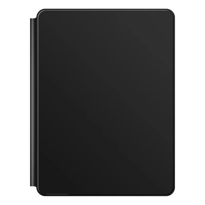 For iPad Pro 11 (2025) / 11 (2024) Smart Pogo Pin Direct Connection Keyboard (Japanese Layout) + Leather Tablet Case - Black