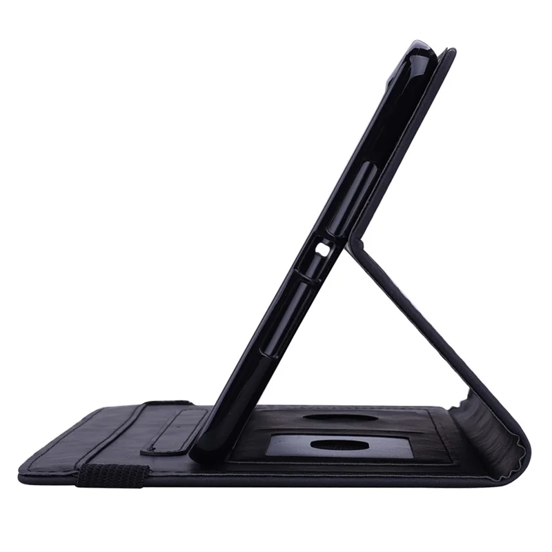 For Samsung Galaxy Tab S11 Ultra Tablet Case Kortoplager Læderdækning Blomstermønster - Sort