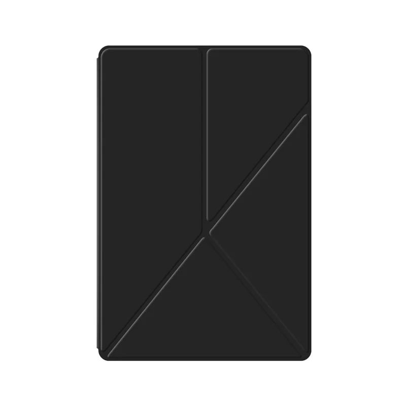 For Samsung Galaxy Tab S10 Lite Leather Case Origami Stand Magnetic Tablet Cover Auto Wake  /  Sleep - Black