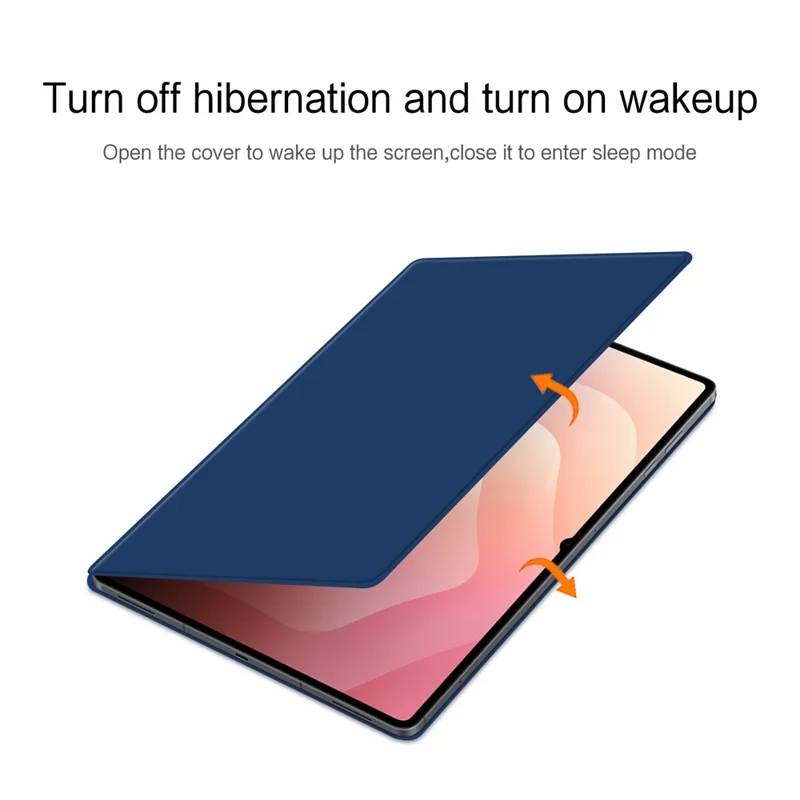 For Samsung Galaxy Tab S11 Ultra Case Stand Magnetic Leather Tablet Cover with Auto Sleep / Wake - Blue