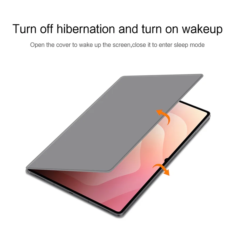 For Samsung Galaxy Tab S11 Ultra Case Stand Magnetic Leather Tablet Cover with Auto Sleep / Wake - Grey