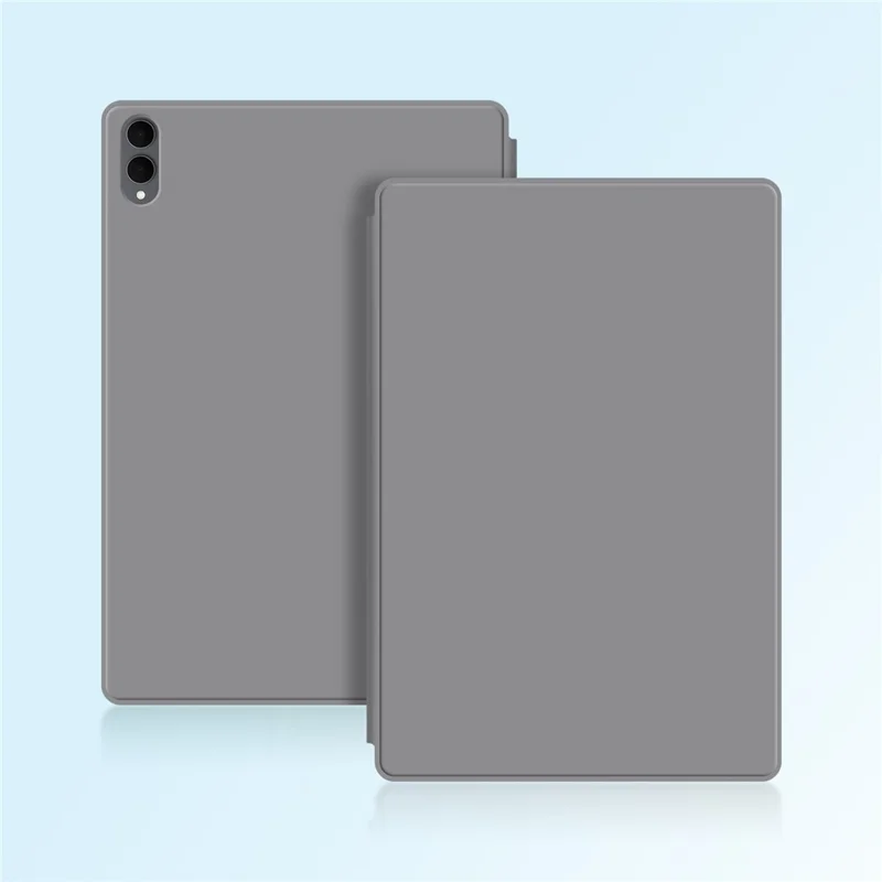 For Samsung Galaxy Tab S11 Ultra Case Stand Magnetic Leather Tablet Cover with Auto Sleep / Wake - Grey