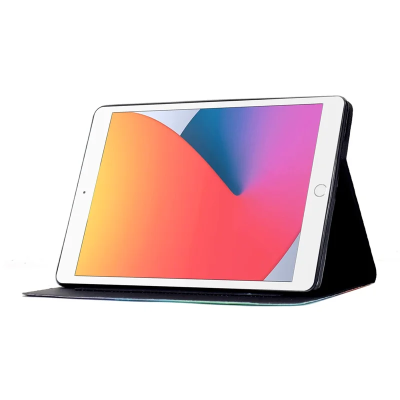 Leather Case for iPad 10.2 (2020) / (2019) / iPad Air 10.5 inch (2019) Pattern Paint Card Slots Stand Tablet Cover Auto Sleep / Wake - Blossom