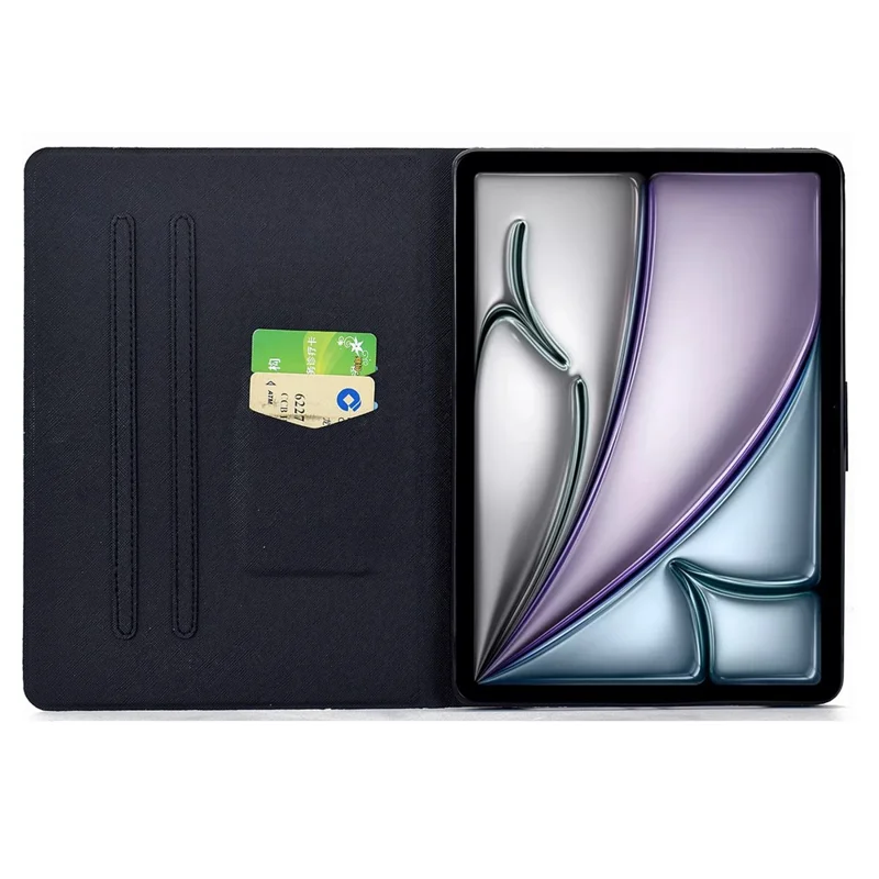 Leather Case for iPad Air 11(2025) / (2024) / iPad Air (2022) / (2020) / iPad Pro 11 (2022) / (2021) / (2020) / (2018) Pattern Paint Cover Auto Sleep / Wake - Blossom