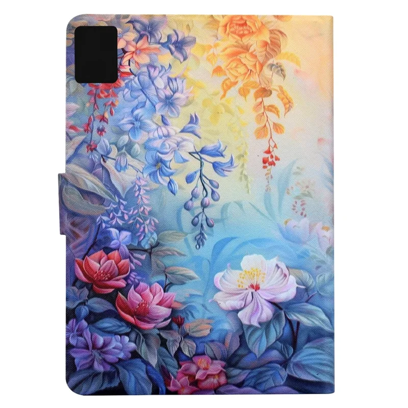 For Lenovo Tab M11  /  Xiaoxin Pad 11 2024 Case Colorful Pattern Painting Card Slots Stand Leather Tablet Cover with Auto Sleep  /  Wake - Blossom