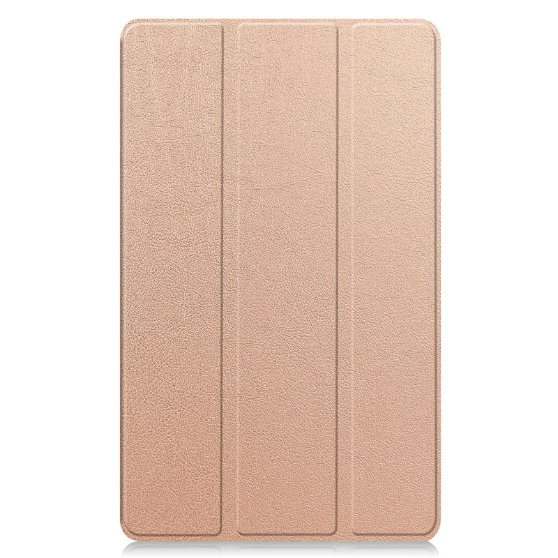 For Samsung Galaxy Tab A11 / A9 Case Anti-Drop Leather Stand Tablet Cover - Rose Gold