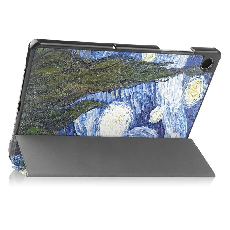 For Samsung Galaxy Tab A11+ / A9+ Case Pattern Print Leather Stand Tablet Cover - Starry Sky