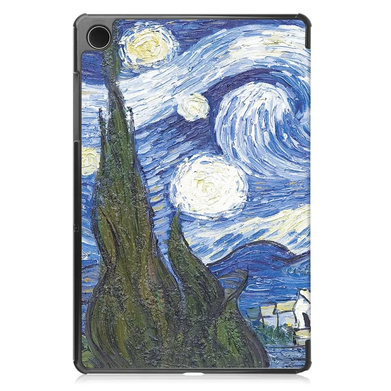 For Samsung Galaxy Tab A11+ / A9+ Case Pattern Print Leather Stand Tablet Cover - Starry Sky
