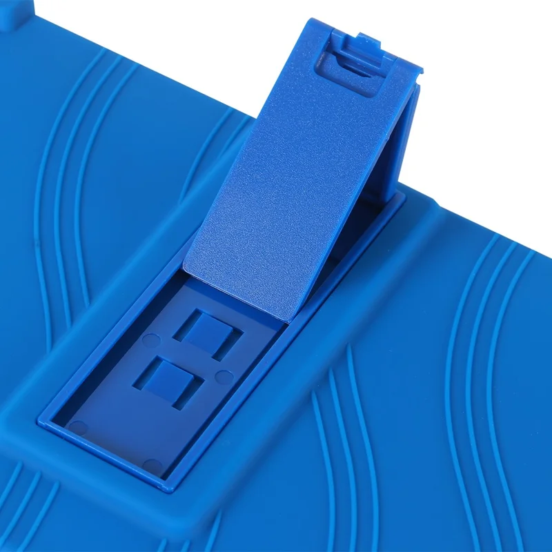 For Huawei MatePad Mini Case Adjustable Kickstand Silicone Tablet Protective Cover - Dark Blue