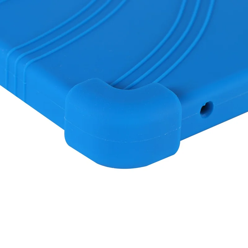 For Huawei MatePad Mini Case Adjustable Kickstand Silicone Tablet Protective Cover - Dark Blue