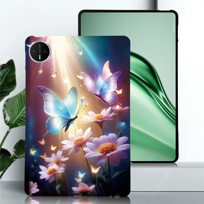 Etui do Huawei MatePad Mini z nadrukiem motywu cienkie miękkie pokrycie tabletu TPU - motyl kwiatowy