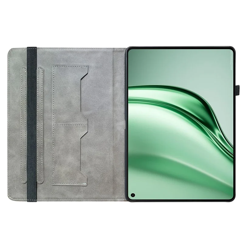 For Huawei MatePad Mini Leather Case Pattern Printed Stand Tablet Cover with Card Slots - Plum Blossom