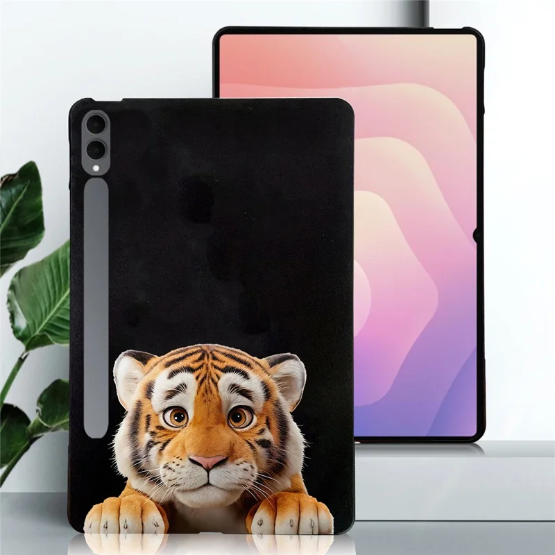 För Samsung Galaxy Tab S11 Ultra Skal Med Tryckt Mönster Slim TPU Tablett Skyddshölje - Liten Tiger