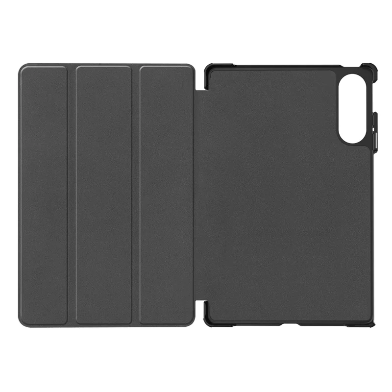 For Lenovo Yoga Tab 11.1 Case Anti-Drop Leather Stand Tablet Cover - Black
