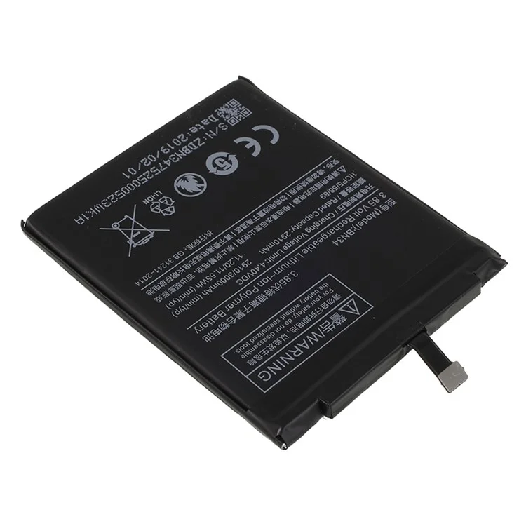 3.85V 3000mAh Battery BN34 for Xiaomi Redmi 5A Rechargeable  Battery Cell Phone Replacement Part (Without Logo)