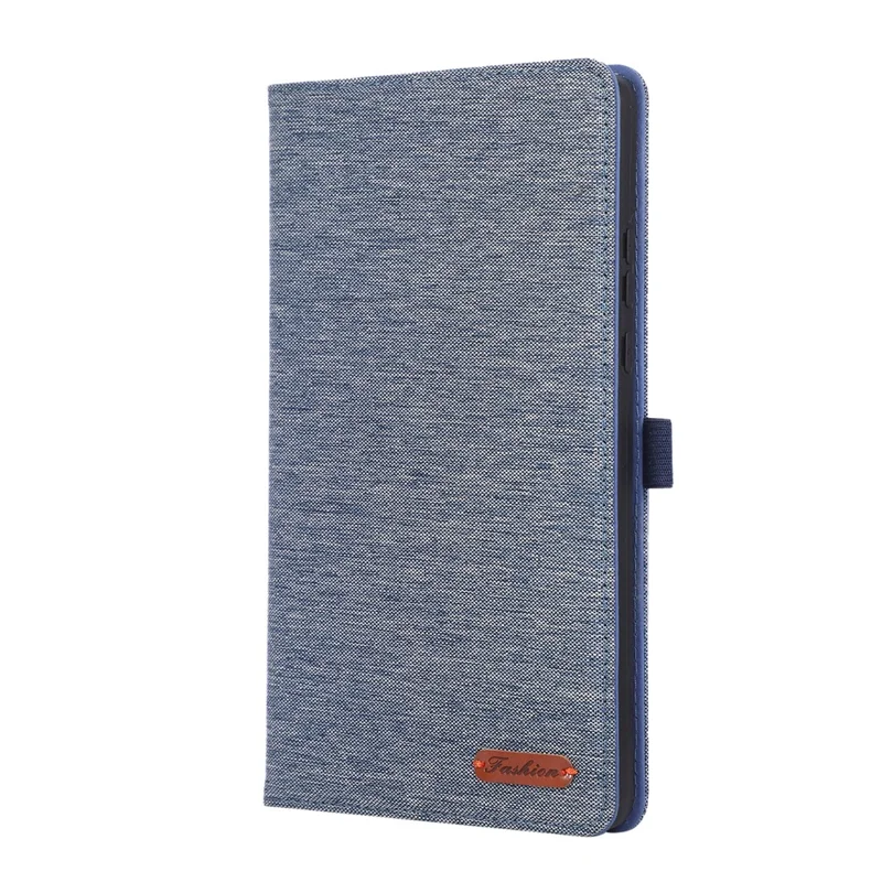 For Honor Pad X7 Case with Stand Card Holder Cloth Texture Leather Tablet Cover - Blue