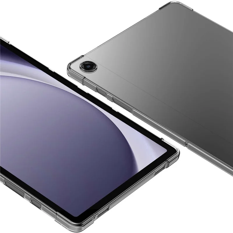 Folia ochronna z twardego szkła + przezroczysta obudowa odporna na upadki z miękkiego TPU do tabletu Samsung Galaxy Tab A11+ / A9+