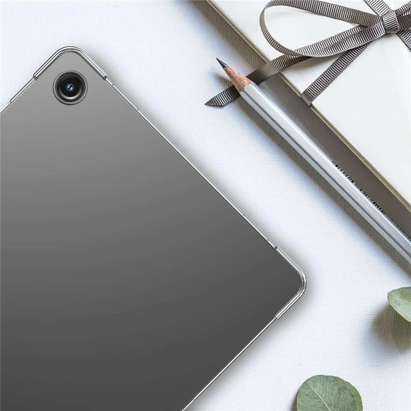 Folia ochronna z twardego szkła + przezroczysta obudowa odporna na upadki z miękkiego TPU do tabletu Samsung Galaxy Tab A11+ / A9+