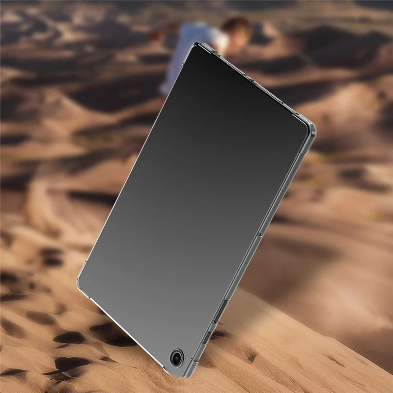 Folia ochronna z twardego szkła + przezroczysta obudowa odporna na upadki z miękkiego TPU do tabletu Samsung Galaxy Tab A11+ / A9+