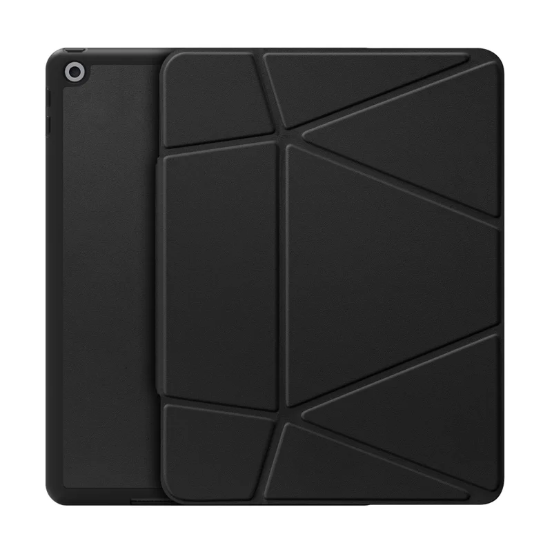 DUX DUCIS Vers Series Tablet Case for iPad 10.2 (2021) / (2020) / (2019) Stand Leather Cover - Black