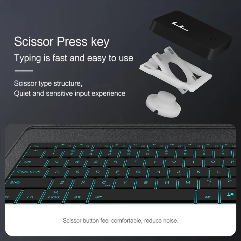 For Samsung Galaxy Tab S11 Ultra Leather Case + Bluetooth-Compatible Keyboard with Backlight Trackpad