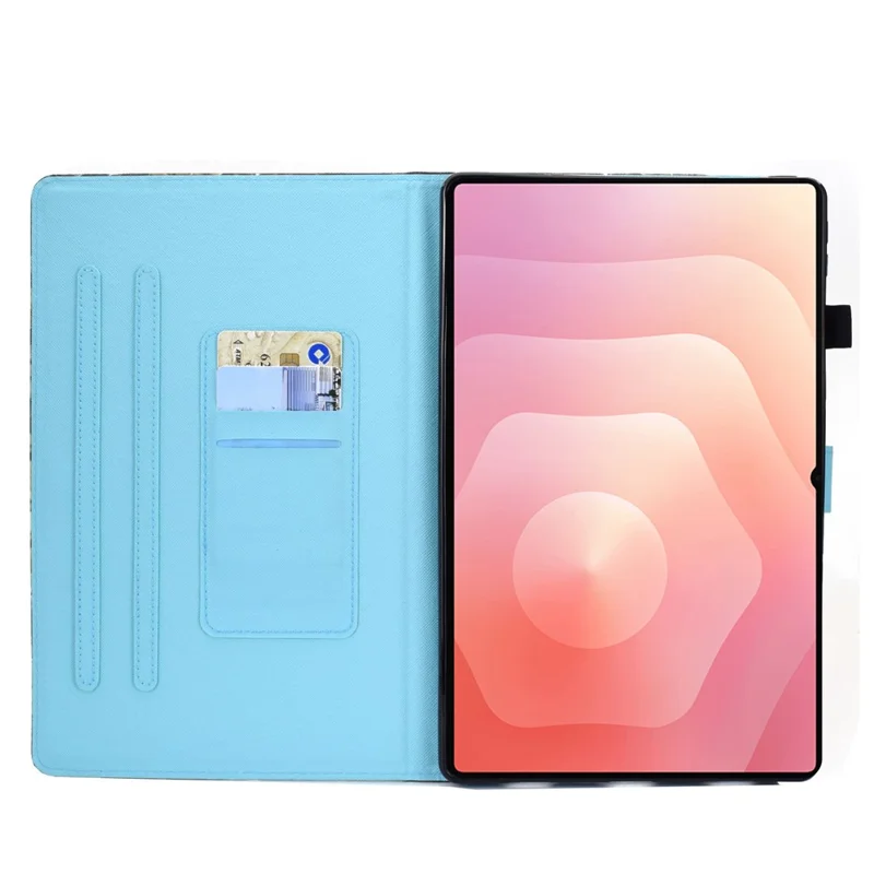 For Samsung Galaxy Tab S11 Case Pattern Printing Leather Tablet Cover with Card Holder - Bird