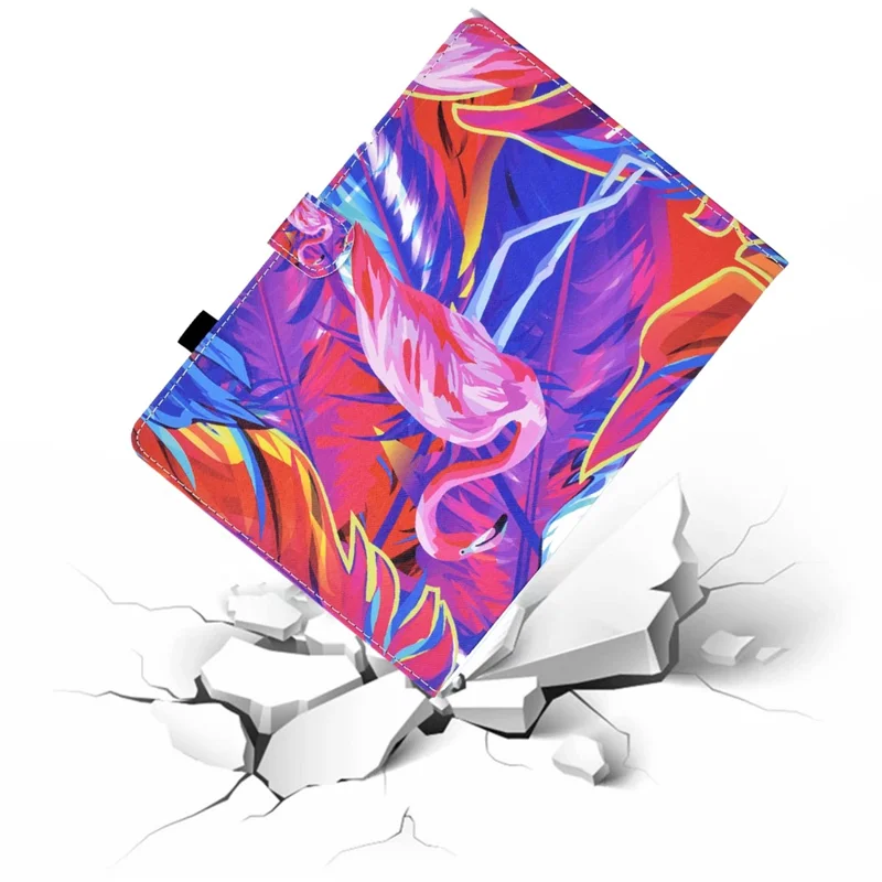 For Samsung Galaxy Tab S11 Case Pattern Printing Leather Tablet Cover with Card Holder - Bird