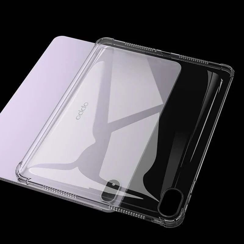 For Oppo Pad 5 Case Four Corner Shockproof Clear Tablet TPU Cover